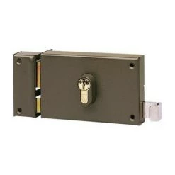 Serrure En Applique Horizontale à Cylindre à Tirage Vachette 7415 - Choisissez Vos Options: Gauche