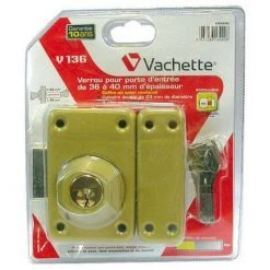 Verrou 2 Entrées V136 Cyl 45 Mm VACHETTE -E-boutique VACHETTE 548940 3