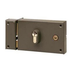 Serrure En Applique Horizontale à Cylindre à Fouillot Vachette 7416 - Choisissez Vos Options: Gauche