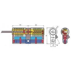 VACHETTE Cylindre Radialis Cylindre Européen Double Varié -E-boutique VACHETTE 58128176 5