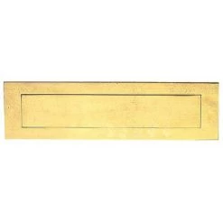 VACHETTE Entrées De Boîtes Aux Lettre En Laiton Poli 360 X 100 Mm - Type 454