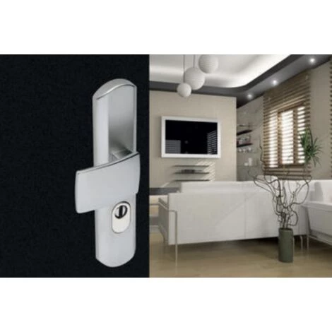 Ensemble De Porte Palière Renforcées Clé I - Blindé - Chromé Velours - Muze VACHETTE 201070 - 201070 4 Ensemble De Porte Palière Renforcées Clé I - Blindé - Chromé Velours - Muze VACHETTE 201070 - 201070 – Image 4