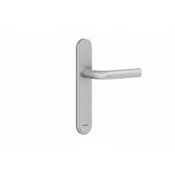 VACHETTE Ensemble Vercy AH200 Béquille 471L Sur Plaque Bec De Cane BEZAULT Entraxe 195 C7 Inox Brossé - 204783