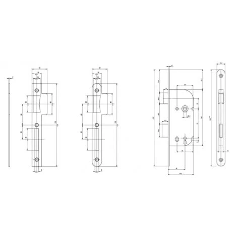 Serrure à Larder Vachette Série D20 Axe 40mm Clé L CG33408D - CG33408D 2 Serrure à Larder Vachette Série D20 Axe 40mm Clé L CG33408D - CG33408D – Image 2