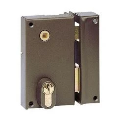 VACHETTE Serrure Applique Pour Cylindre Profil Européen - Choisissez Vos Options: Gauche