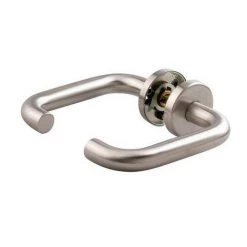 VACHETTE Paire De Béquilles Inox BEZAULT 2 Coude LC2 Rosette - 80342