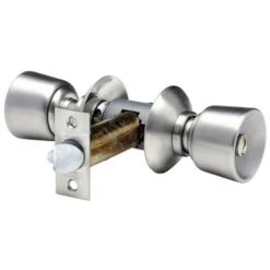 Serrure Tubulaire Inox V6526 X2TJ VACHETTE 2 Entrées Axe 80mm - Forme Tulipe Rosace J - 19193000