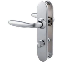 VACHETTE Ensemble De Porte Opéra BEZAULT - Chromé Velours - Condamnation - 0512103 - Chromé