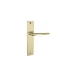 VACHETTE Ensemble De Porte Riviera 90 BEZAULT Entraxe 195 Mm Champagne - Bec De Cane - 0072805