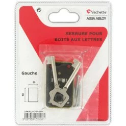VACHETTE Serrure De Sureté 3 Gorges Pour Boîtes Aux Lettres Gauche