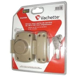 VACHETTE - Verrou à Bouton Pluton - 45 Mm