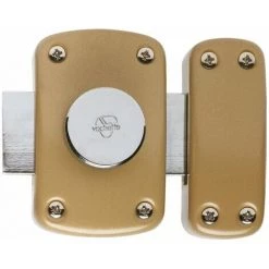 Verrou à Bouton Intérieur Sans Cylindre Série Cyclop Vachette - Verni